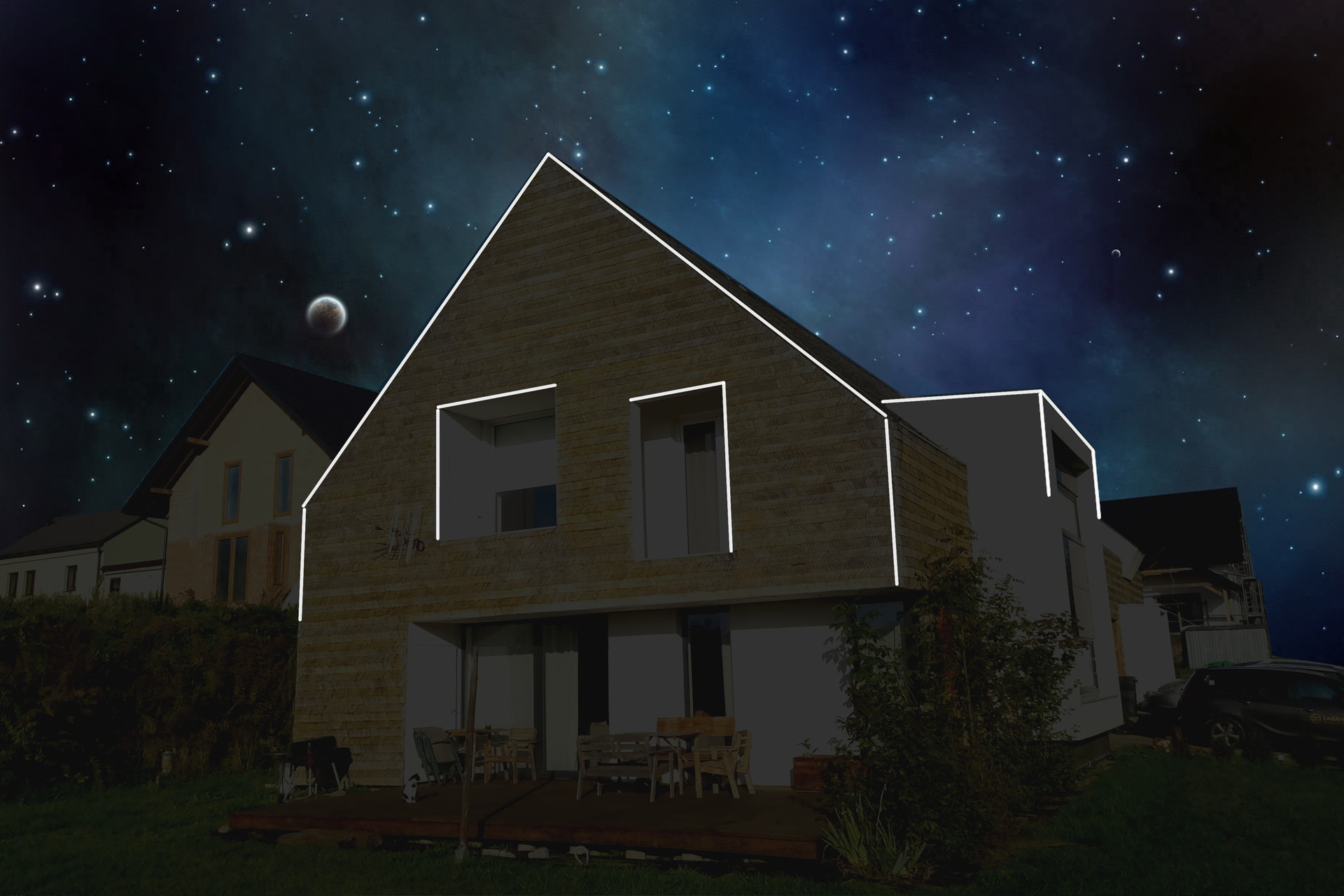 Ekonomiczne dekoracyjne oświetlenie domu