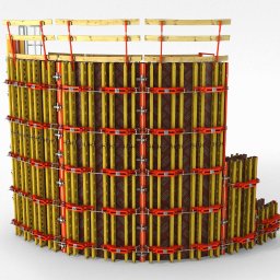 RUNFLEX - deskowanie łukowe dla budowli okrągłych o promieniu od 1,0m