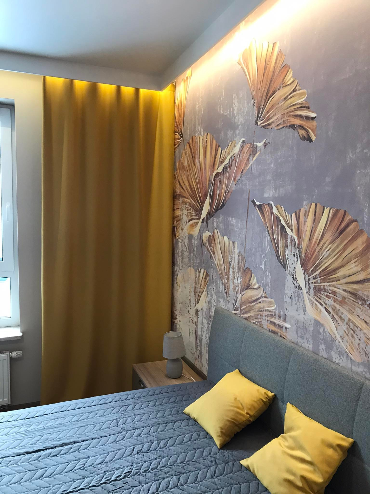 Sypialnia w gotowym mieszkaniu do wprowadzenia Białystok