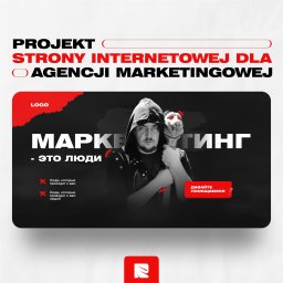 Projekt strony internetowej dla agencji marketingowej