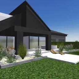 ogród minimalistyczny