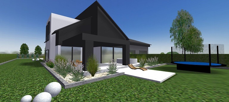 ogród minimalistyczny