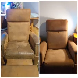 Pranie tapicerki meblowej , jest efekt :)