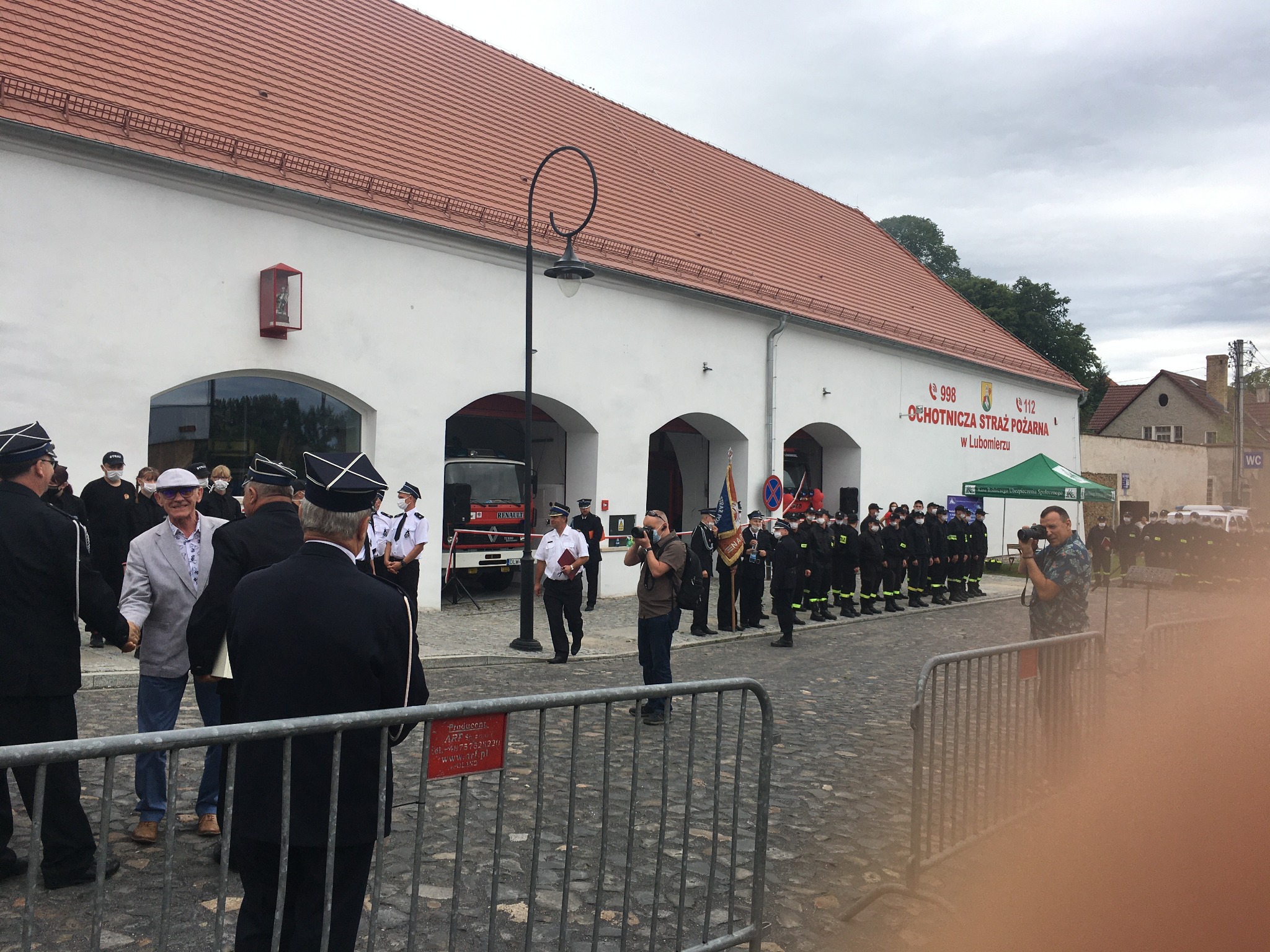 OSP Lubomierz - elewacja po remoncie