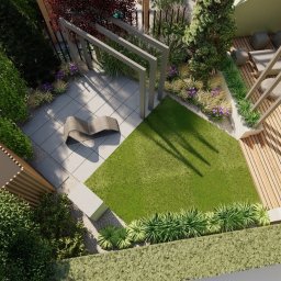 Mały klimatyczny ogród.