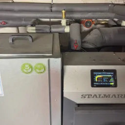 Kocioł Pellet Vegas 15kW zamontowany w miejsce starego kopciucha w Bobolicach