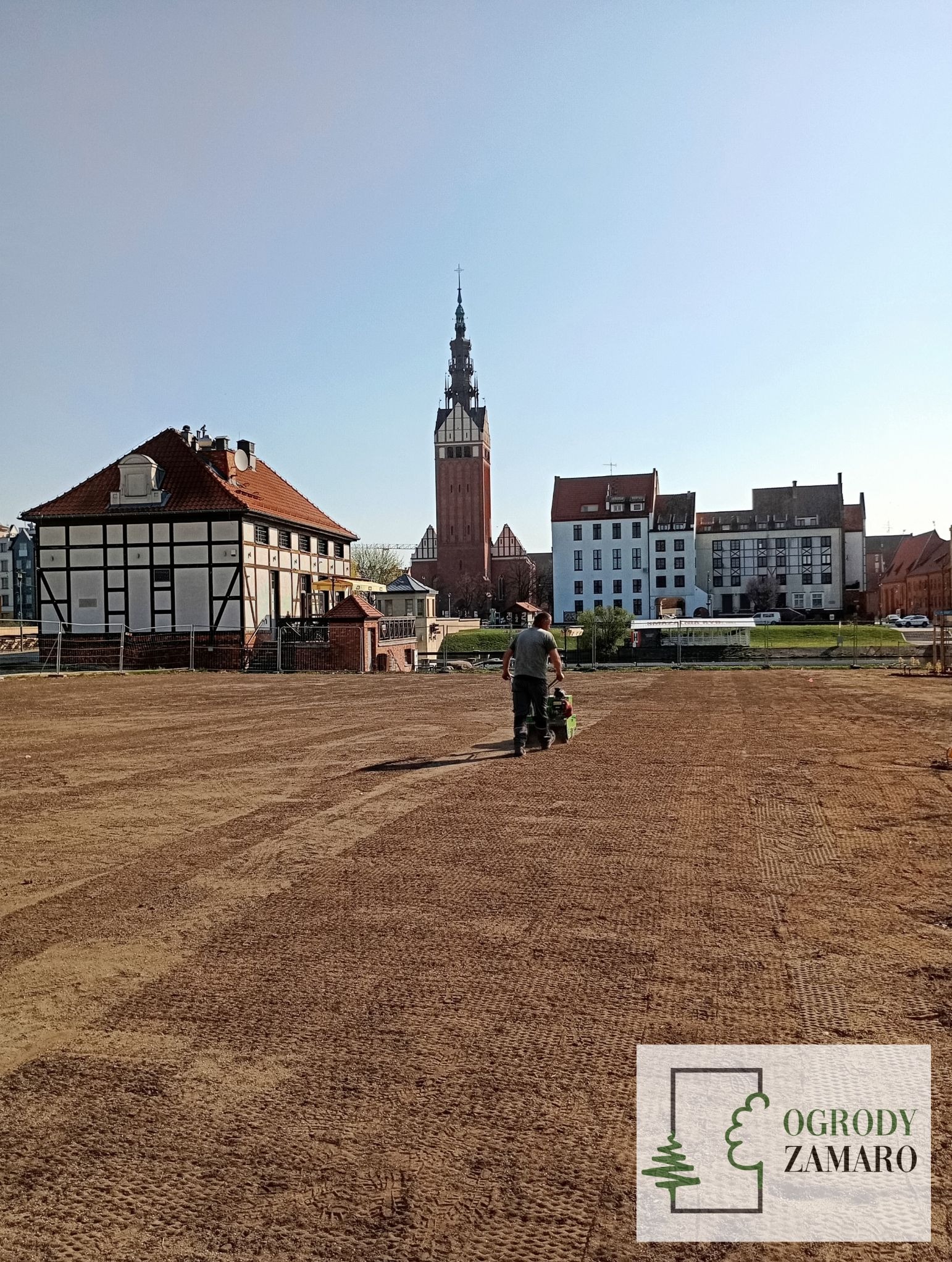 zakładanie trawników Elbląg, Malbork, Pasłęk, Gdansk - siew mechaniczny