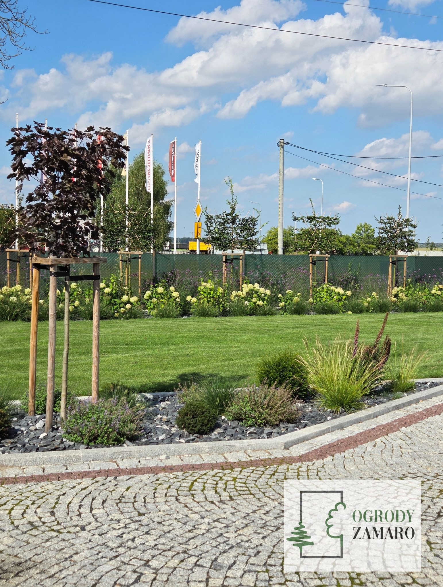 Ogród z hortensjami, zakładanie ogrodów