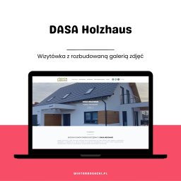 "DaSa Holzhaus" - strona/wizytówka, która odpowiada za indywidualny projekt klienta.