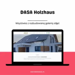 'DaSa Holzhaus' - strona/wizytówka, która odpowiada za indywidualny projekt klienta.