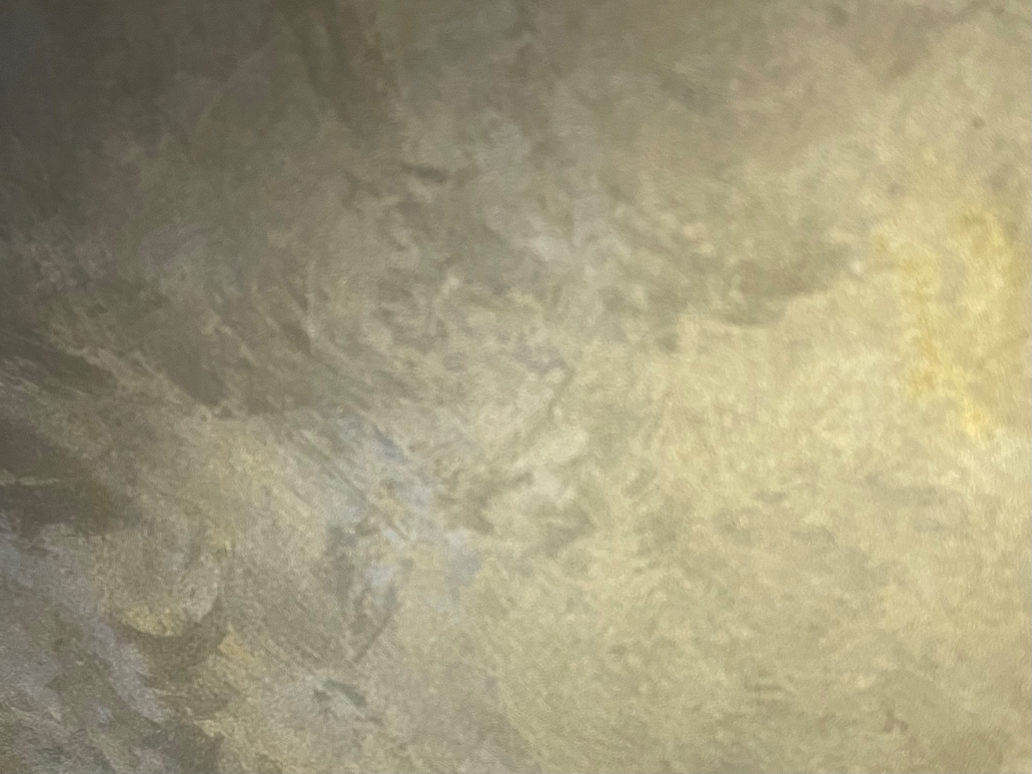 Delikatna, nieregularna faktura ściany w odcieniach beżu i szarości, przypominająca efekt stiuku weneckiego z subtelnym cieniowaniem.