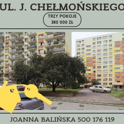 TYLKO W NASZYM BIURZE
Do sprzedania 3- pokojowe mieszkanie o powierzchni 61 m2 na 11 piętrze w wieżowcu przy ul. Chełmońskiego.