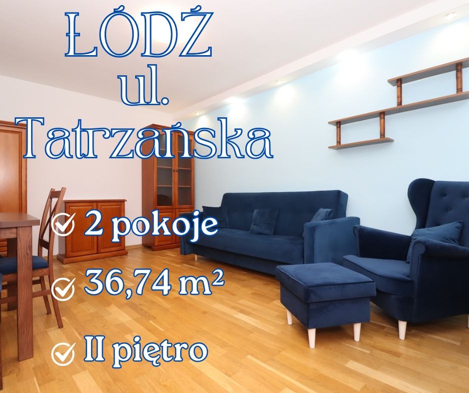 Do sprzedania 2-pokojowe mieszkanie o powierzchni 36,74 m2 na II piętrze w 4-piętrowym bloku przy ul. Tatrzańskiej.