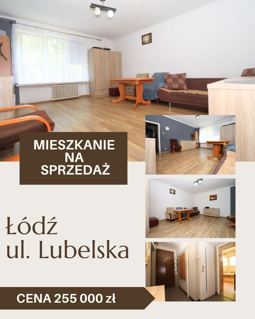 Kawalerka, I piętro, blok z cegły, 30 min. do Politechniki Łódzkiej