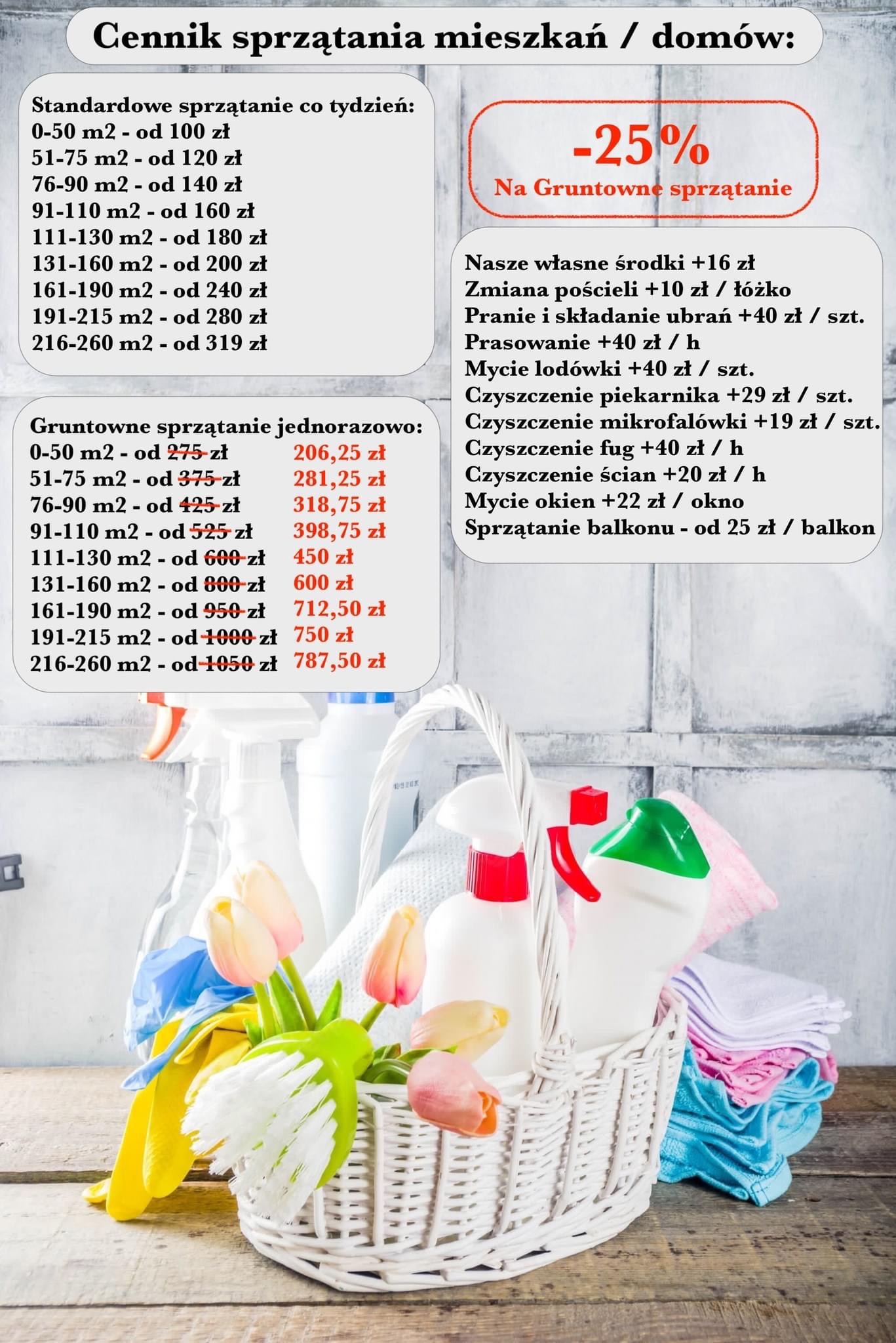 Cennik promocyjny do 15.11.2022