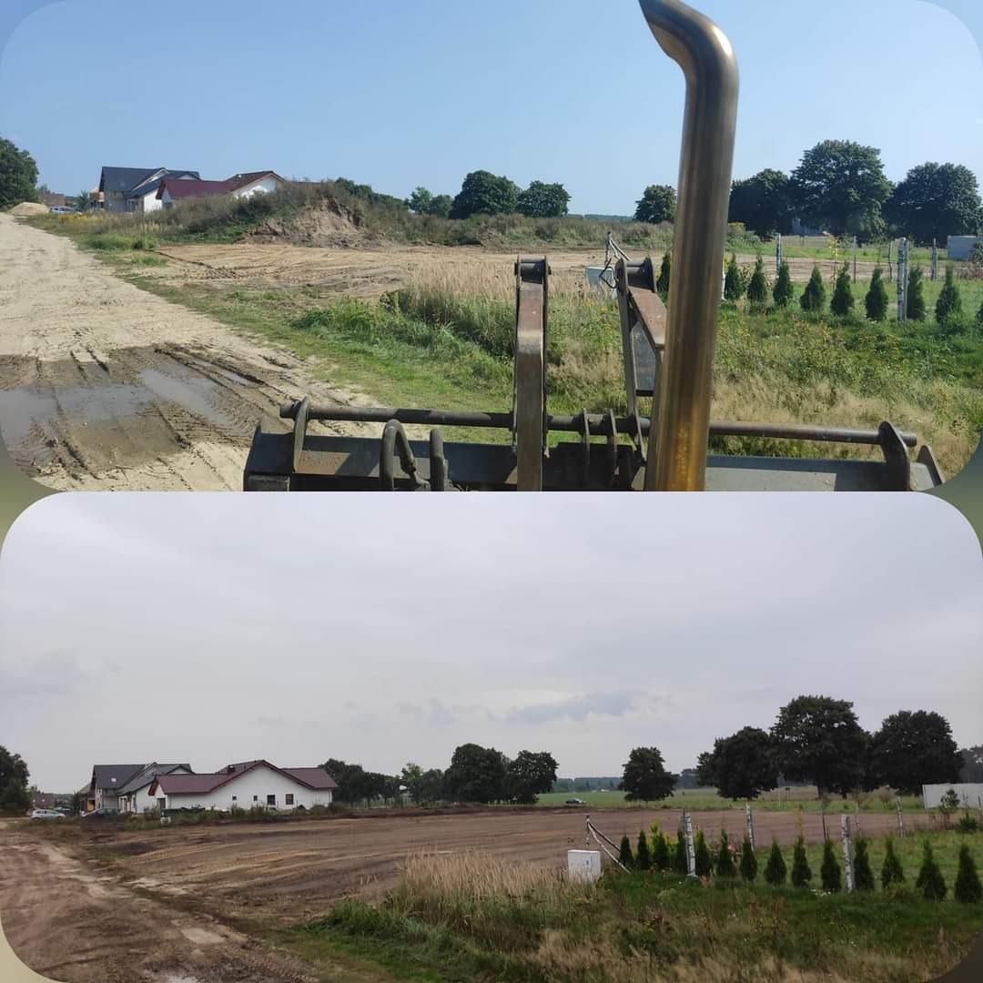 Równanie działek budowlanych.