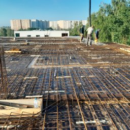 AMH BUD SP. Z O.O. - Rybnik śródmieście. Budynek wielorodzinny. Wykonanie trzech stropów żelbetowych 400m2 każdy