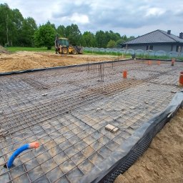 AMH BUD SP. Z O.O. - Rybnik Niedobczyce. Dom jednorodzinny - ściany fundamentowe i beton posadzkowy