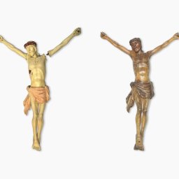 Realizacja konserwatorska - Krucyfiks, autor nieznany, wysokość 100 cm, XV w, kościół parafialny p. w. Narodzenia NMP w Radzikach Dużych, kraj pochodzenia nieznany, szkoła nieznana, inskrypcje brak.