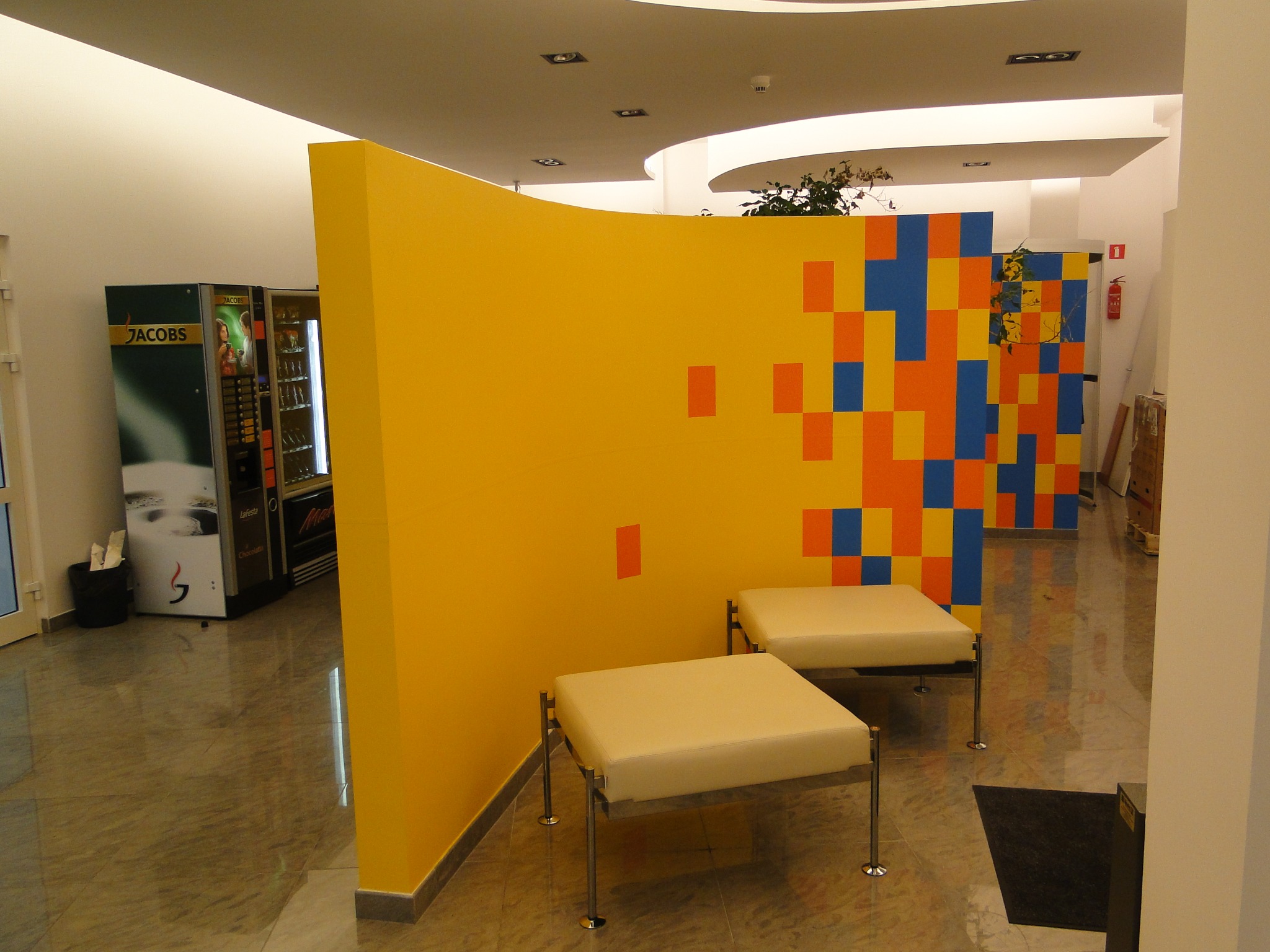 Tapeta -ścianki recepcja