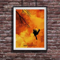 Aneta Karwowska – ArtDesign - Plakat S.O.S. for Earth
