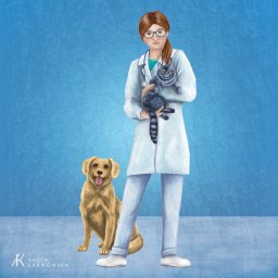 Ilustracja Weterynarz