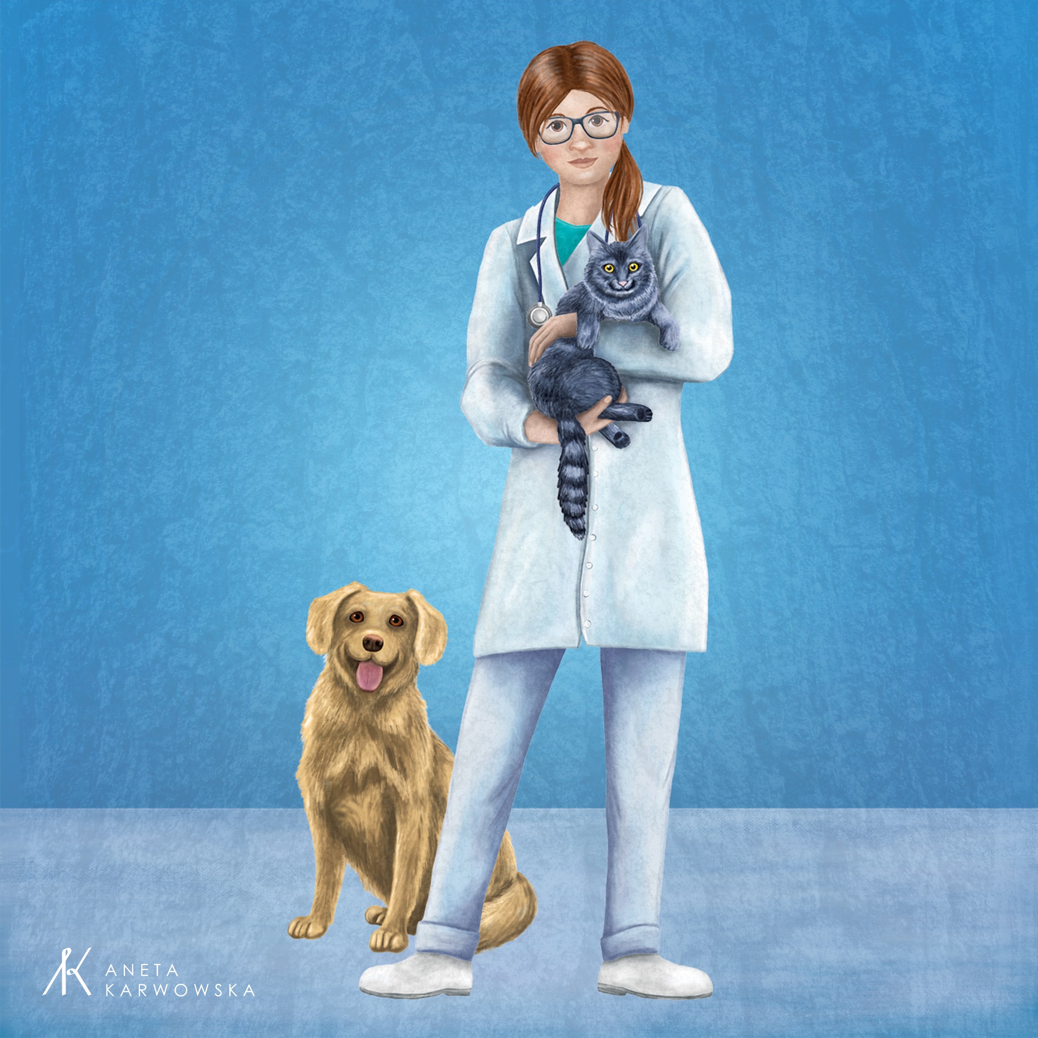 Ilustracja Weterynarz