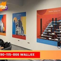 Druk ścienny w Małopolsce dla firmy Interbud