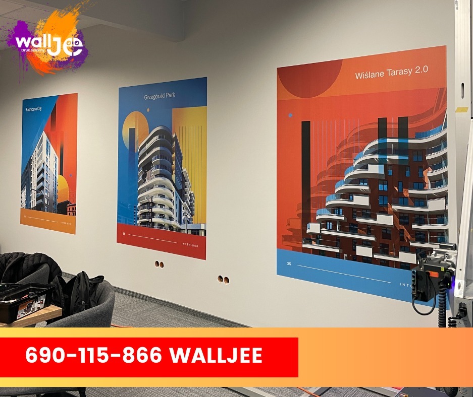 Druk ścienny w Małopolsce dla firmy Interbud
