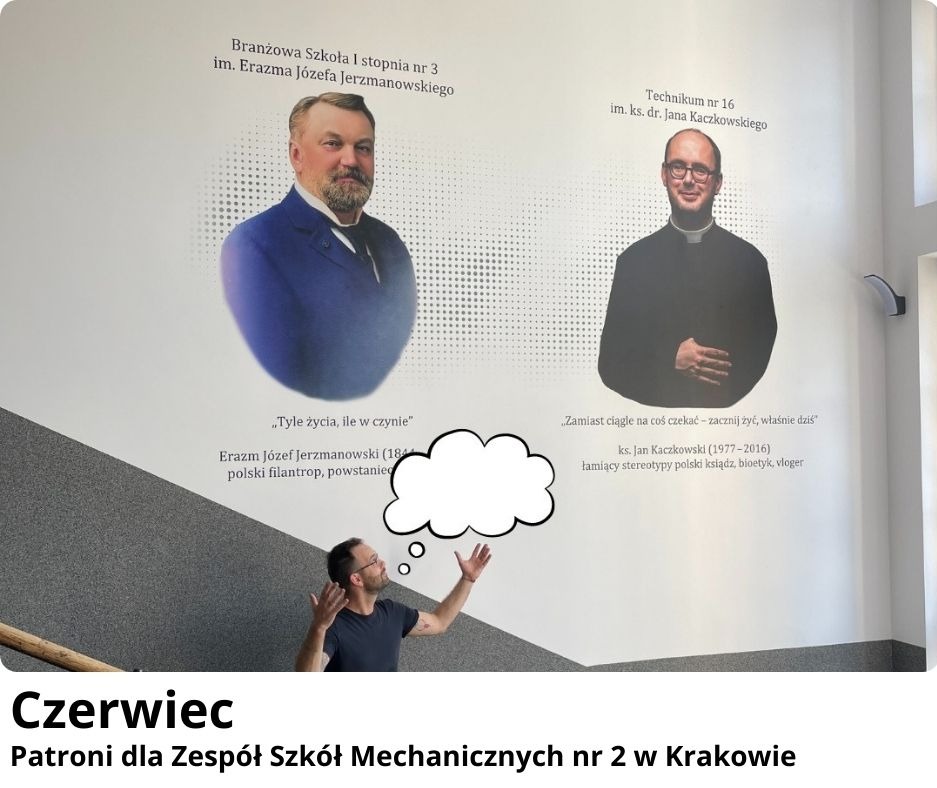 Druk scienny w szkole w Krakowie