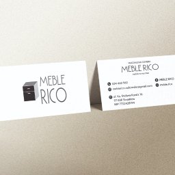 Wizytówki dla firmy Meble Rico

Zakres prac:
Projekt graficzny
Druk materiałów (uszlachetnienie folią błyszczącą)