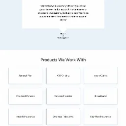 Zrzut ekranu strony internetowej Client-Flo, prezentującej usługi generowania leadów z odnośnikami do Facebooka, Taboola, Outbrain, Yahoo!, Google i Instagrama, sekcją z referencjami klientów...