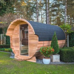 sauna ogrodowa beczka 4m