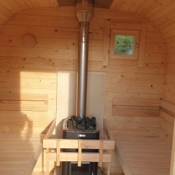 sauna ogrodowa 2m z piecem 