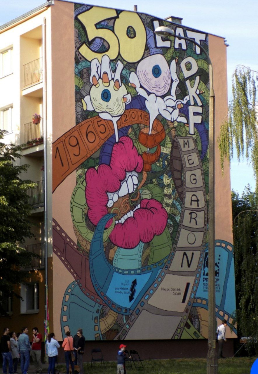 mural wielkoformatowy, Gorzów Wielkopolski ul Asnyka 6, 2016
