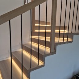 Schody drewniane Pruchna 1