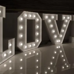 Napis Love led