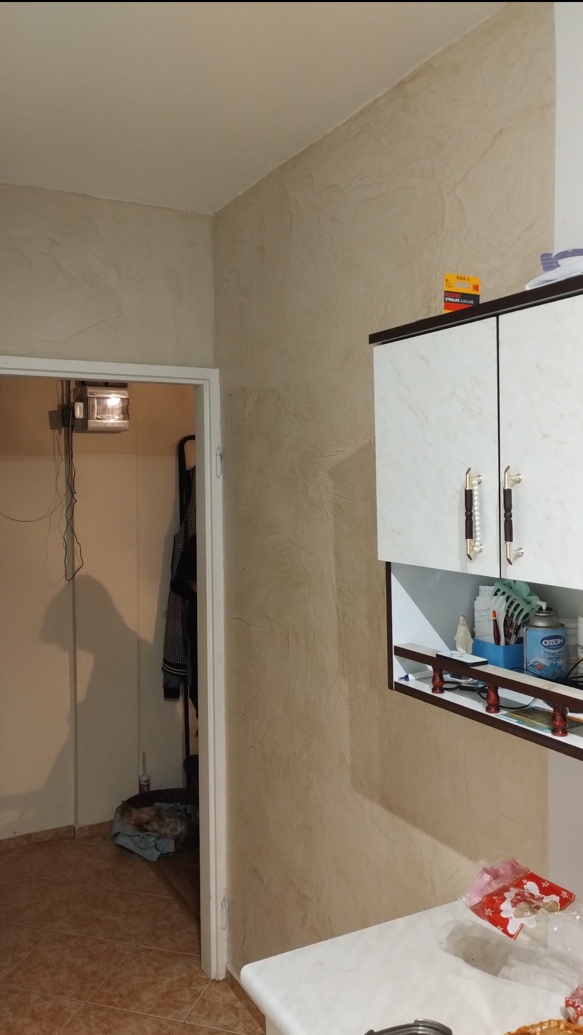 Ściana po nałożeniu Stiuk wenecki Carmel