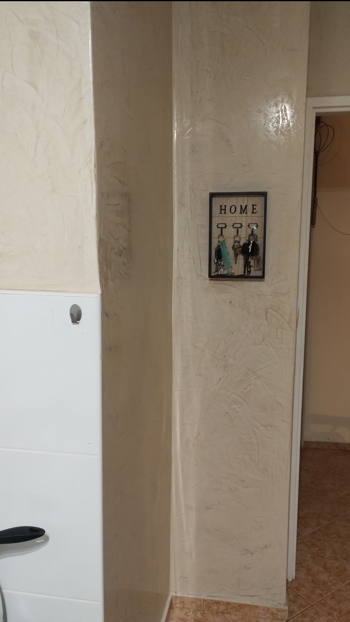 Ściany po nałożeniu Stiuk wenecki Carmel