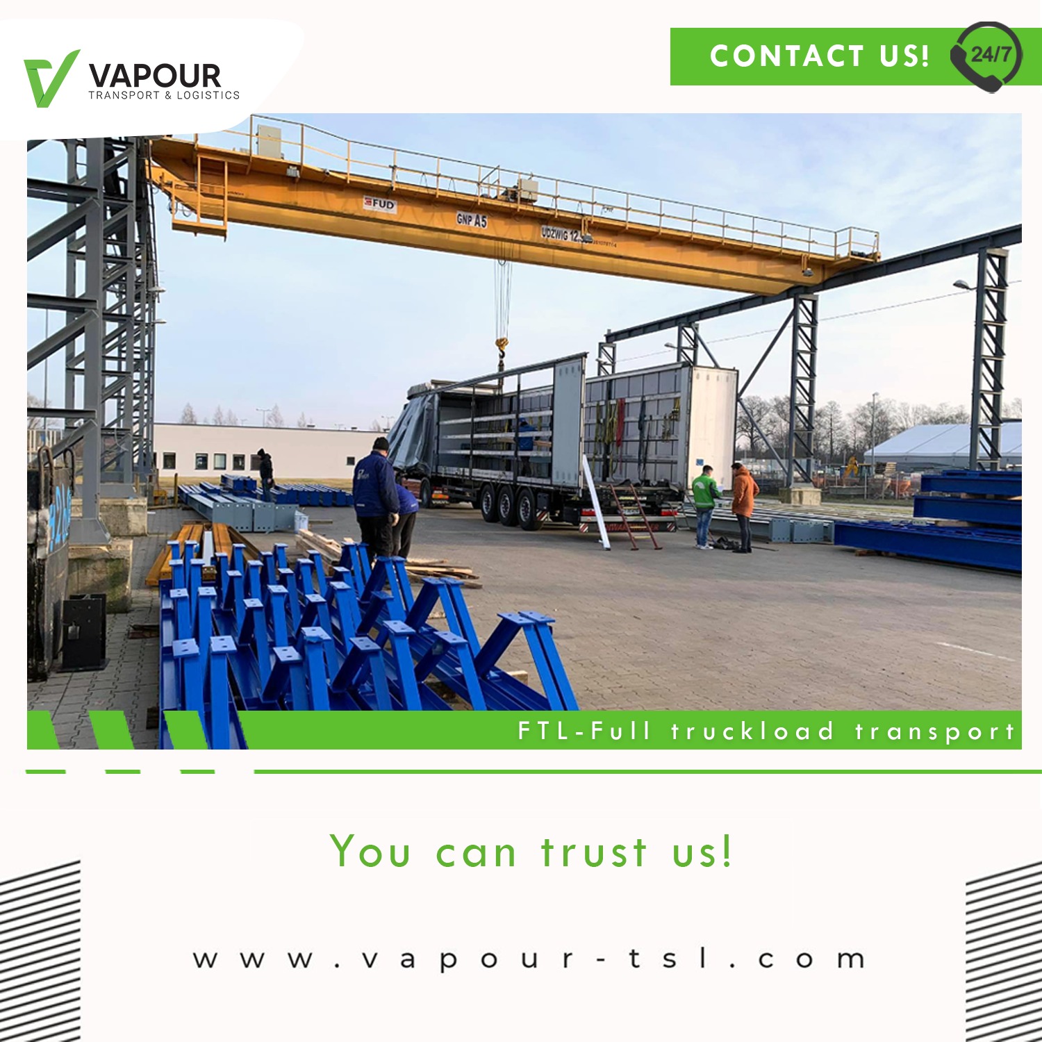 transport FTL - transport całopojazdowy