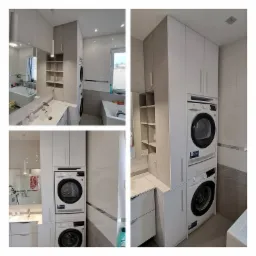 Zabudowa pralki i suszarki