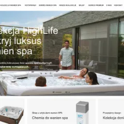 Sklep internetowy dla dystrybutora wanien spa