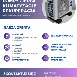 JUWIBO Montaż Pomp Ciepła i Klimatyzacji Adam Koc - Świetna Podłogówka Nowy Dwór Gdański