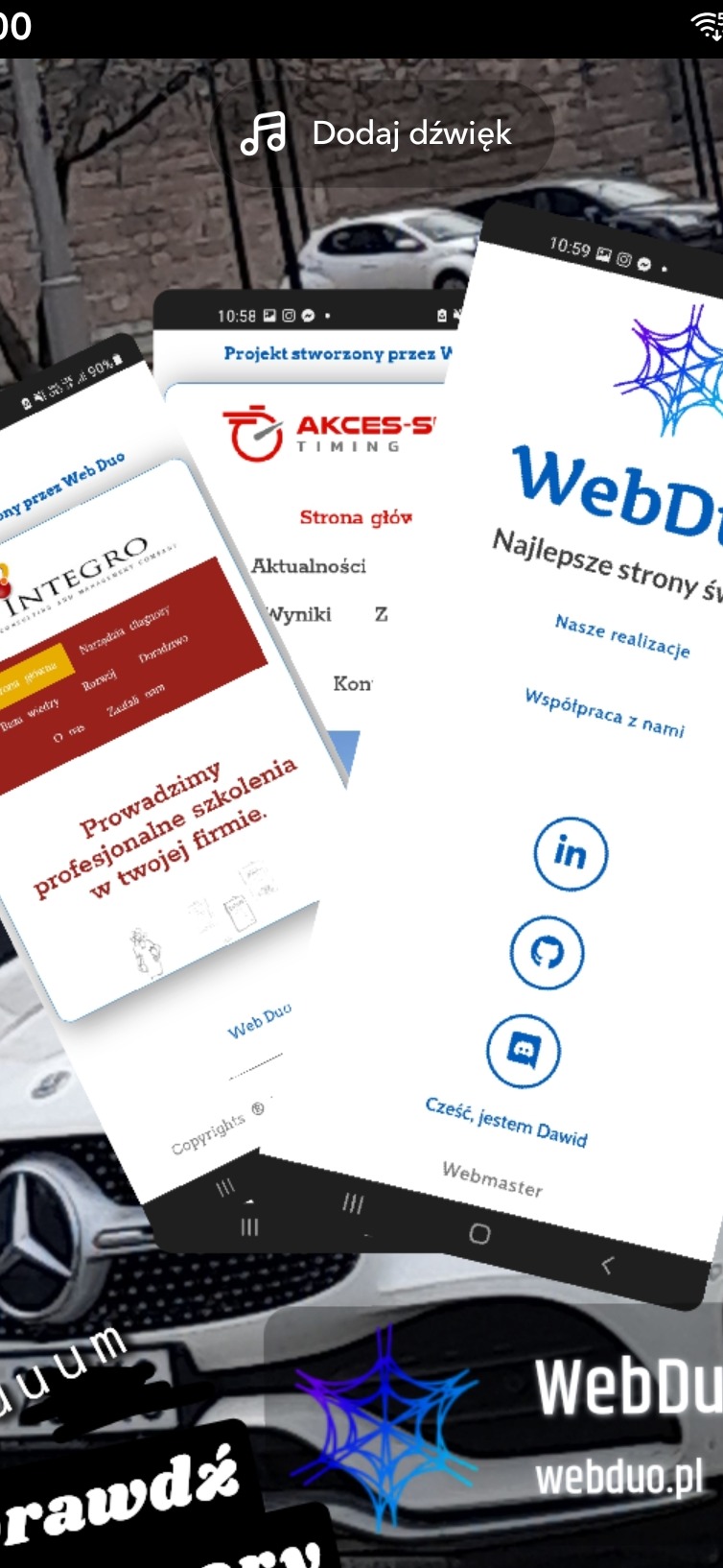 Przykładowe realizację moich projektów!