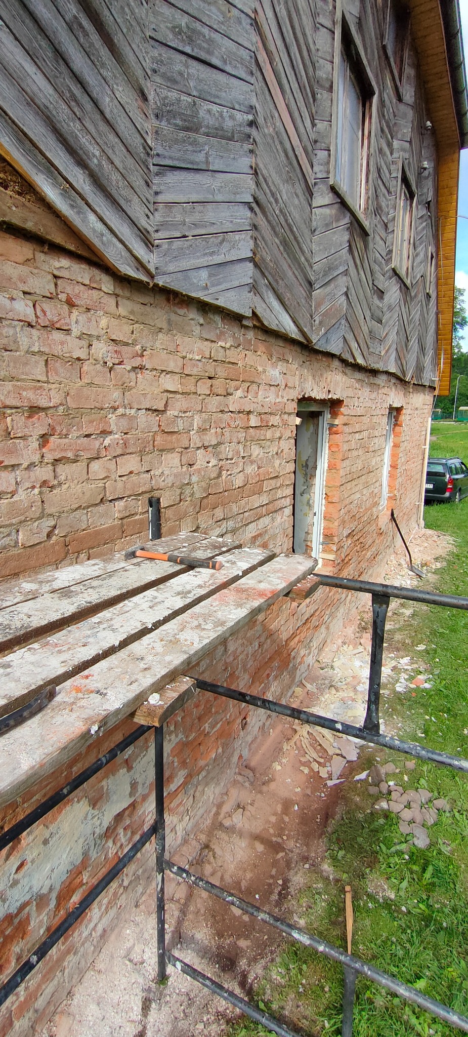 Ściana przed ocieplenie