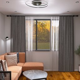 Proekt LENA MAŁA  salon z kominem