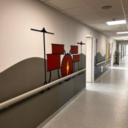 Wykładzina LX na korytarzu szpitalnym