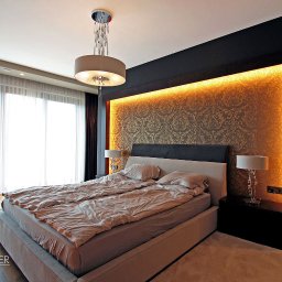 Sypialnia w stylu glamour 