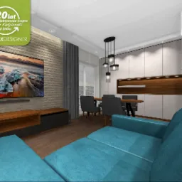 Projekt wnętrz mieszkania.