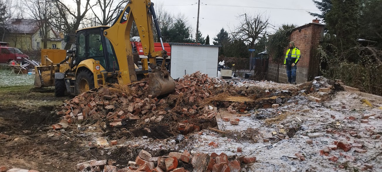 Rozbiórka starego domu